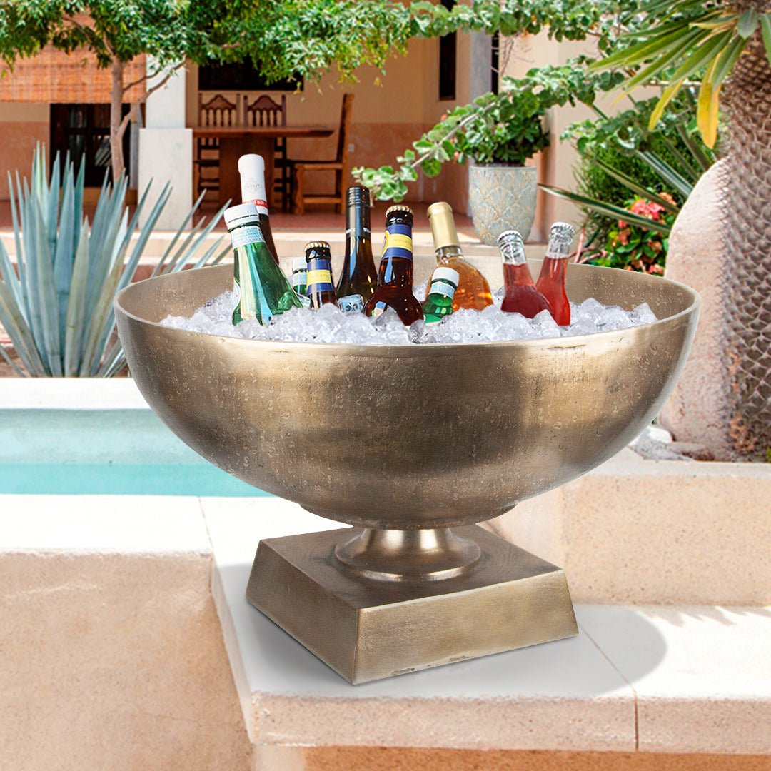 Galore Home Grand Beverage Tub coppa oro in alluminio