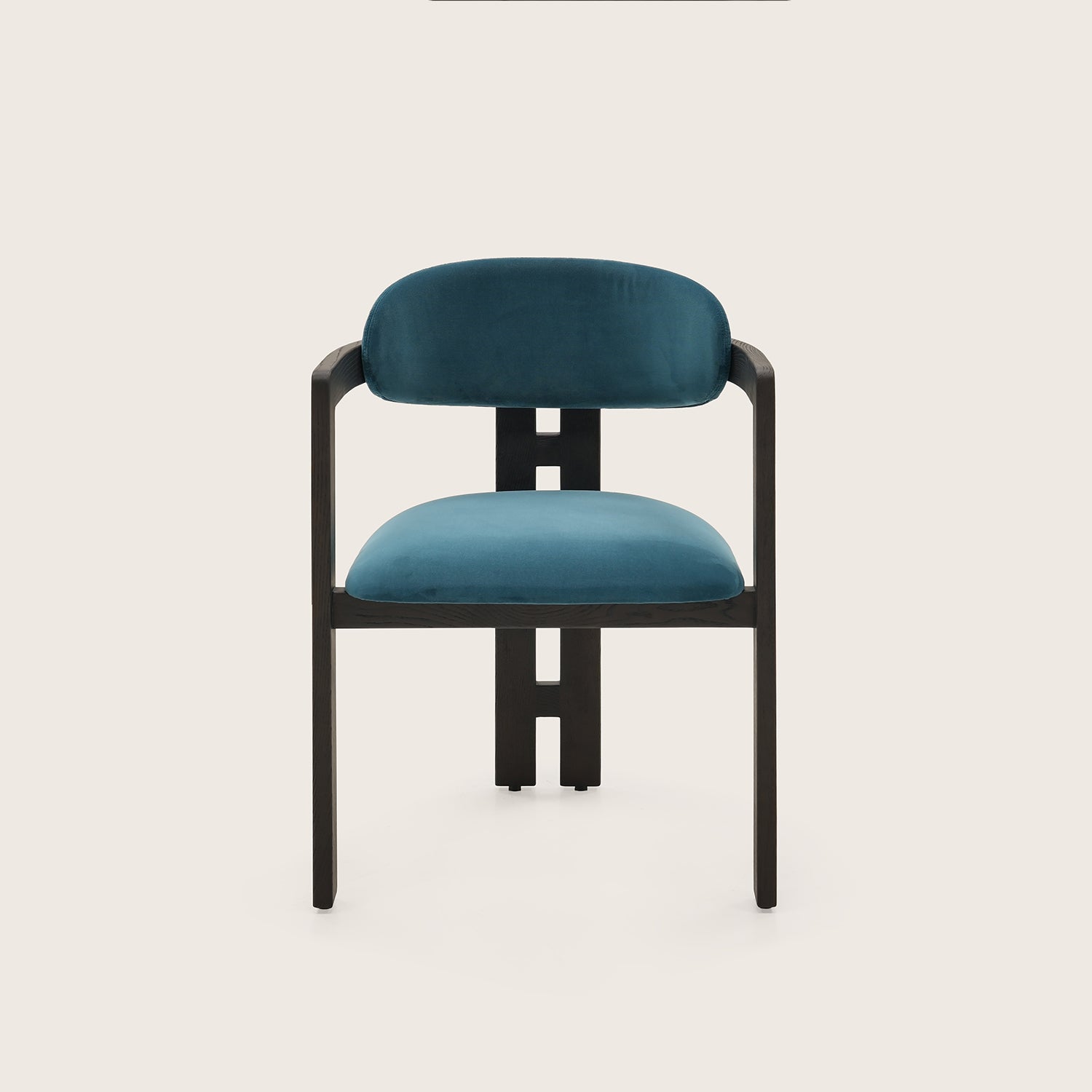 Galore Home Luxe Diner sedia pelle grigia 81 cm