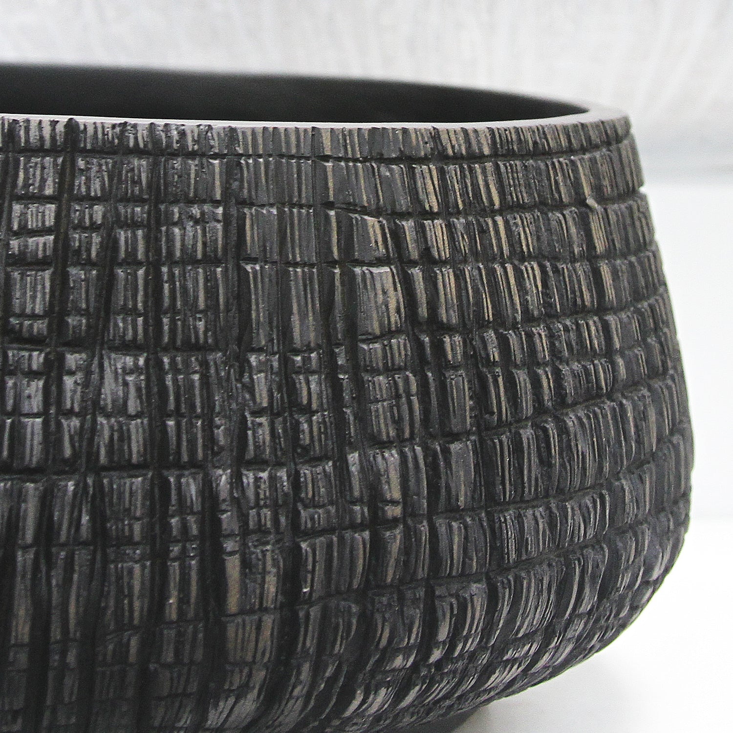 Galore Home Modern vaso resina nero F2809