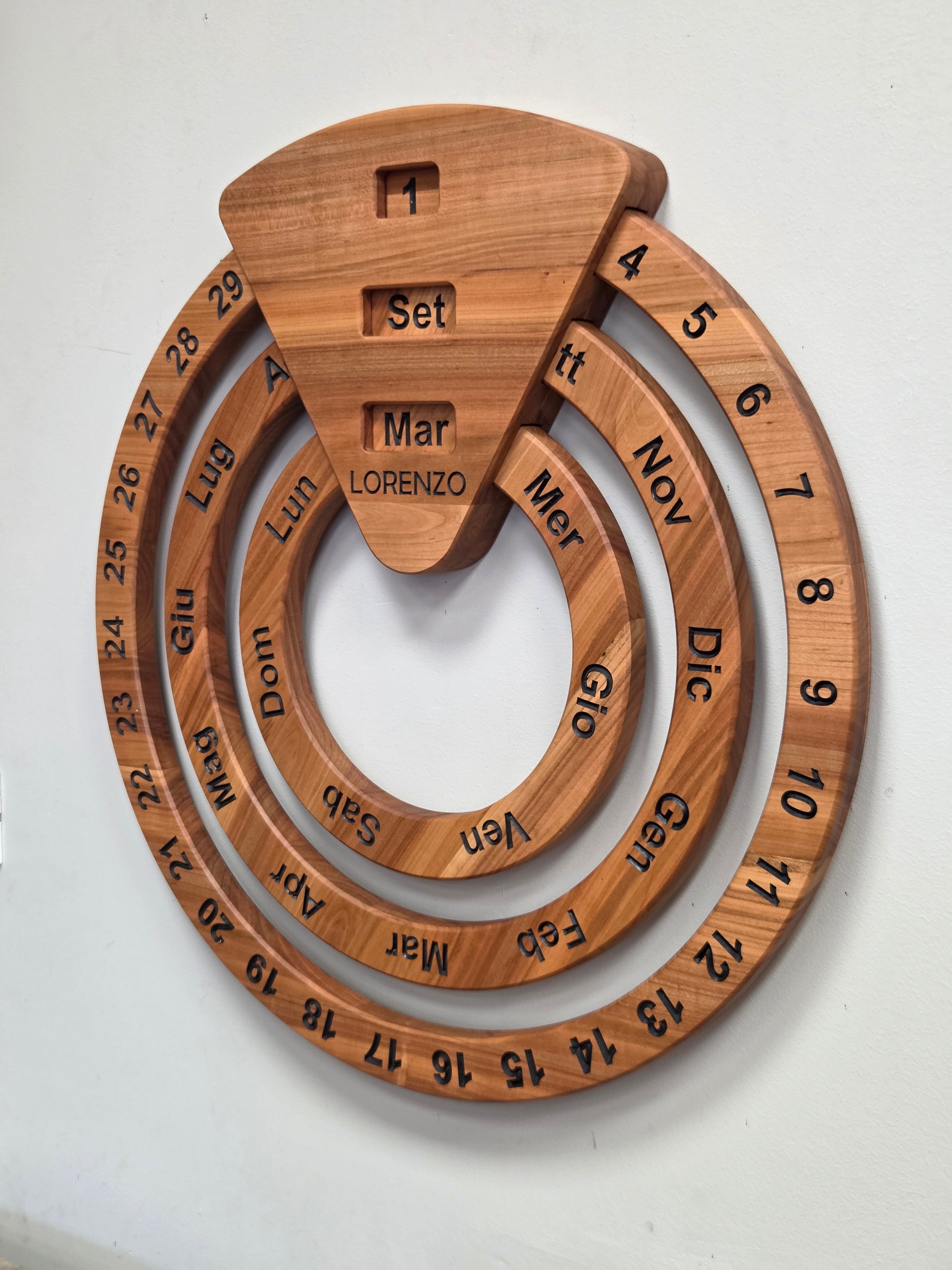 Nido del picchio datario perpetuo grande 60cm rovere