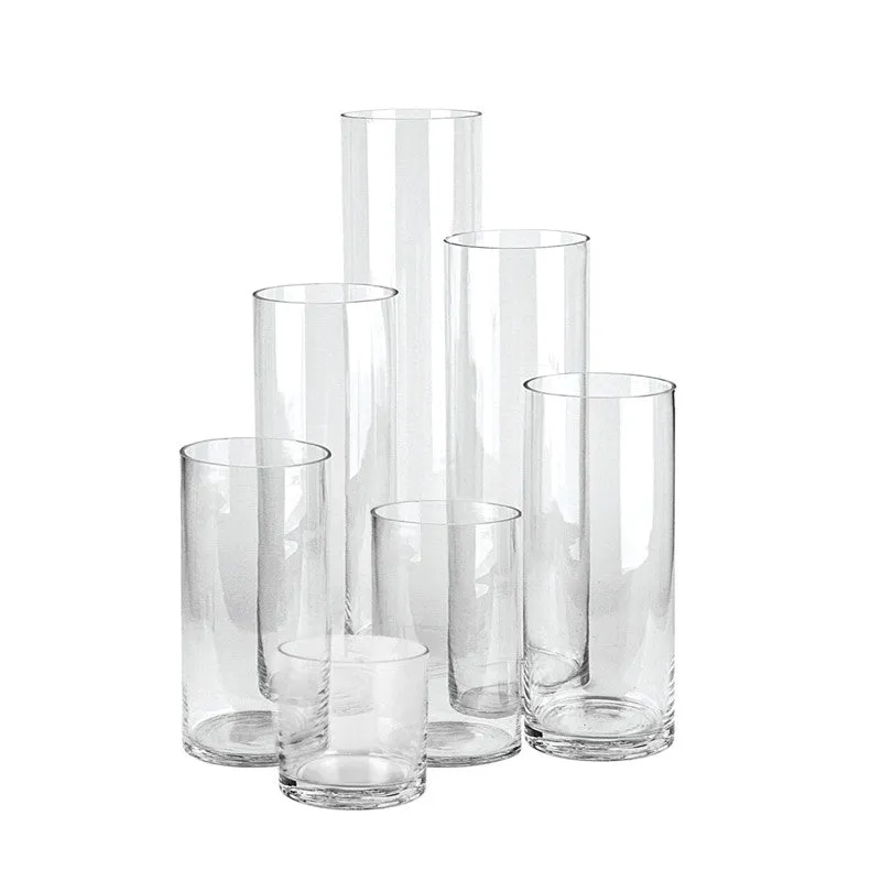 Galore Home U9372 vaso vetro cilindro 13cm set 12 pezzi