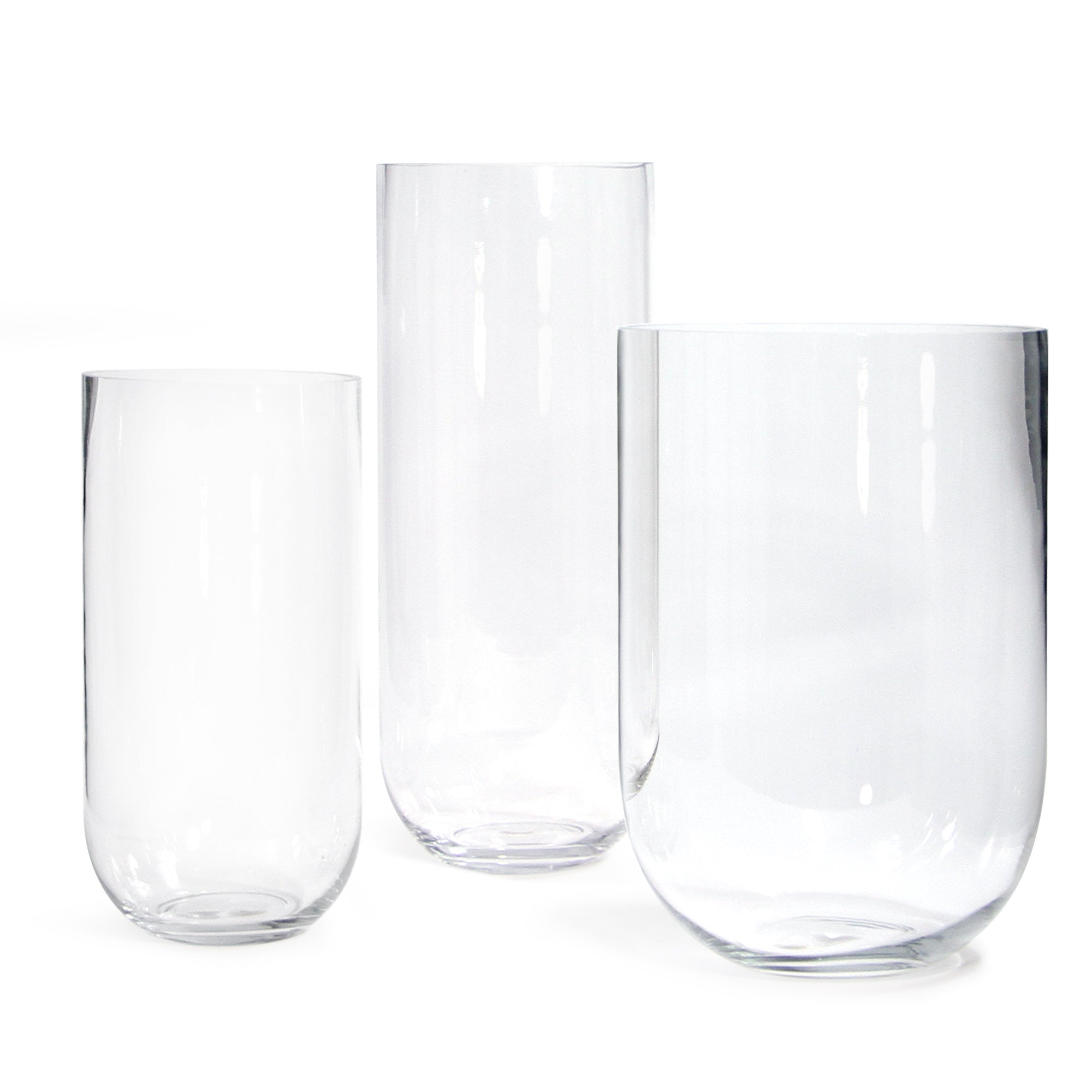 Galore Home Inverted Dome vaso in vetro Large vetro spesso