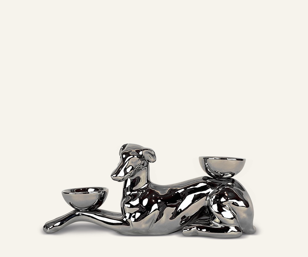 Ceramica Gatti 1928 Luce Selvaggia AC823 statuetta levriero