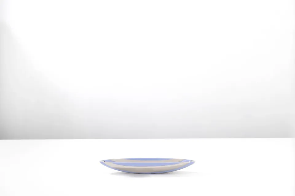 Ceramica Gatti 1928 Platino Ias Berrettino Piccola vaso maiolica platino