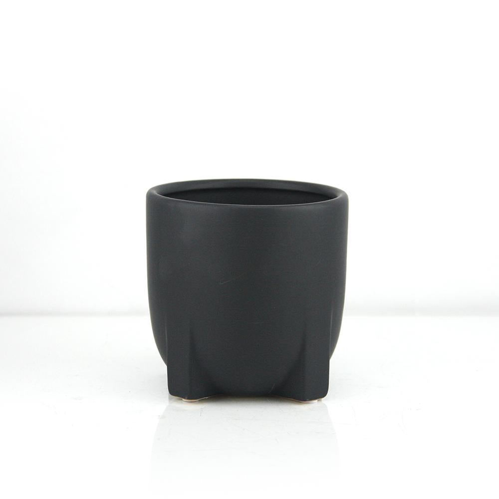 Galore Home Tranquility vaso ceramica nero Small