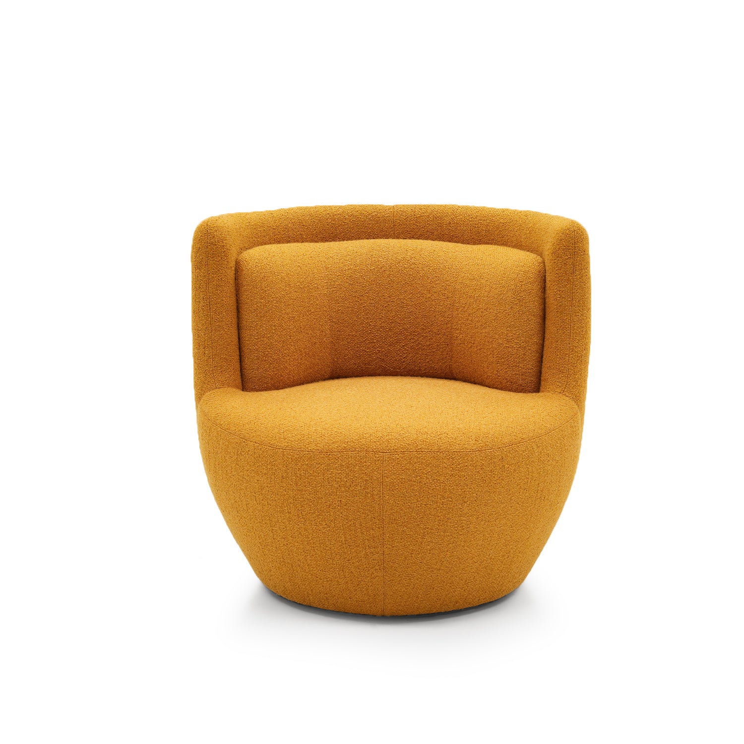 Galore Home Cuddle Couch pouf arancione tessuto ad alte prestazioni