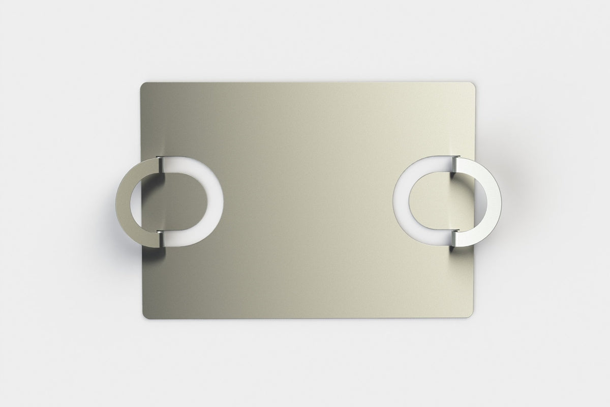 Cyrcus Design Hands Up vassoio acciaio specchio