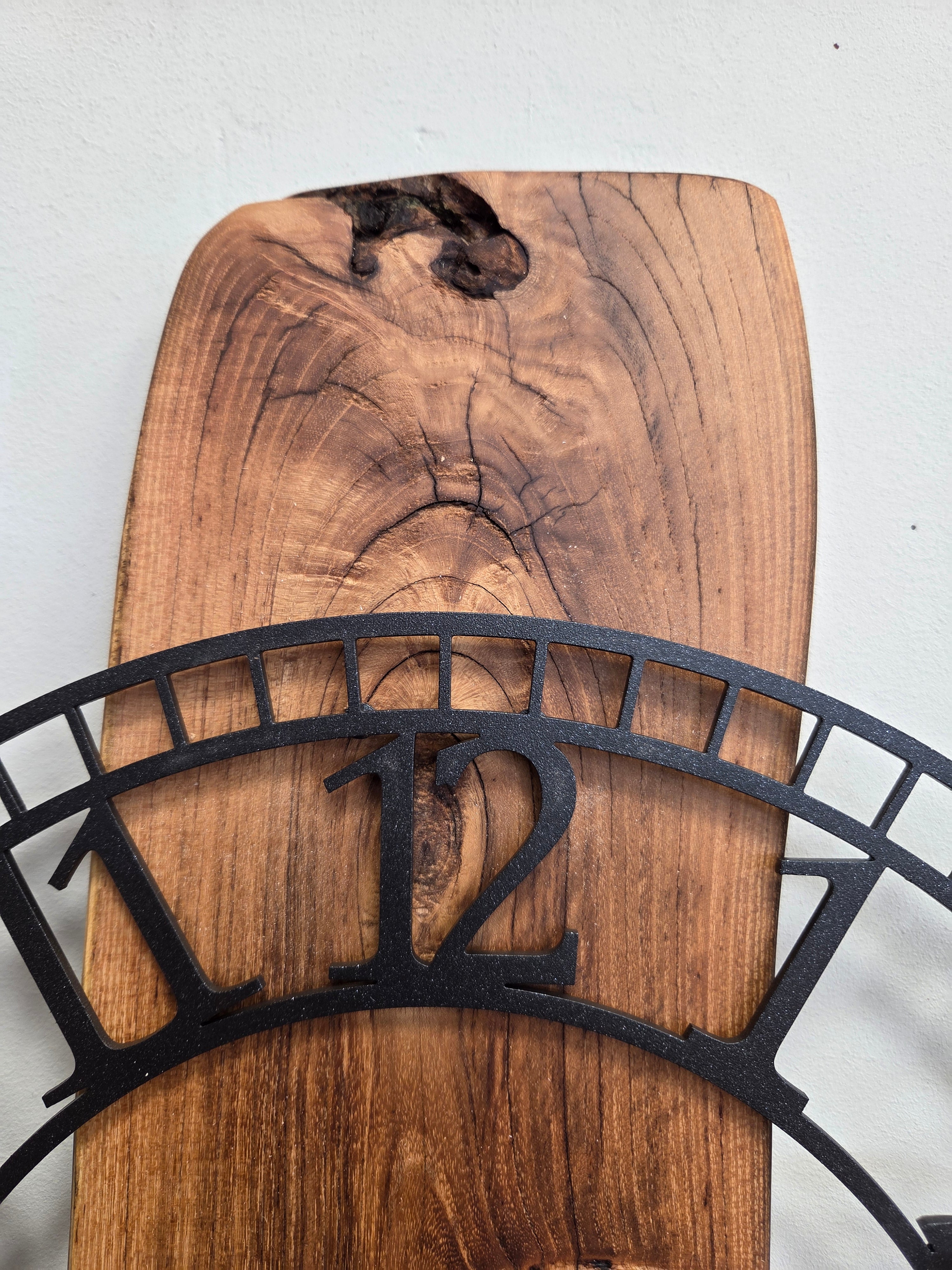 Sgualdini Simone Il Nido del Picchio orologio parete legno acacia 60cm