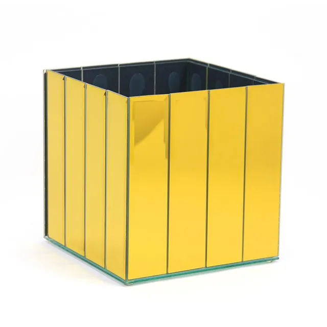 Galore Home Square vaso vetro specchio 20cm