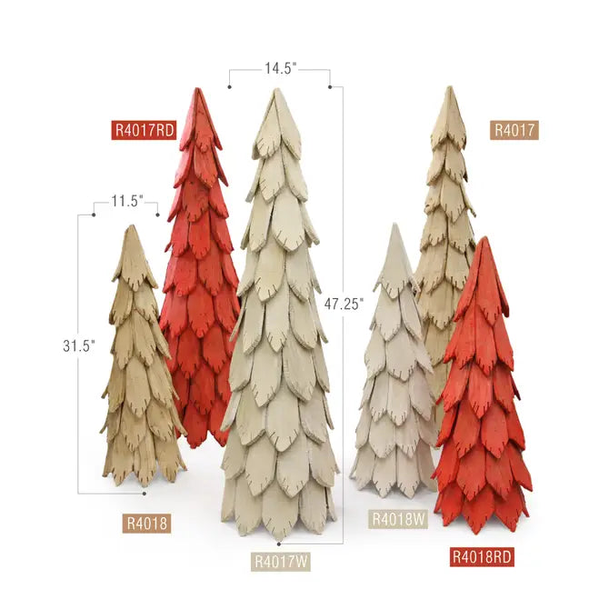Galore Home Woodland Whimsy Albero Legno Naturale Large R4017