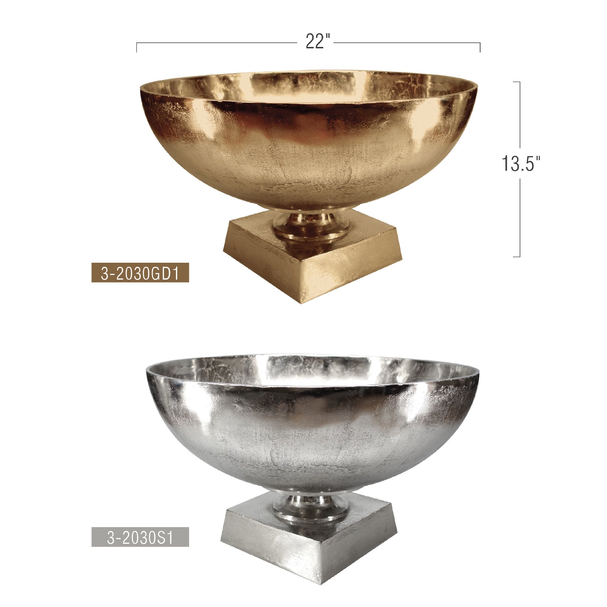 Galore Home Grand Beverage Tub coppa oro in alluminio
