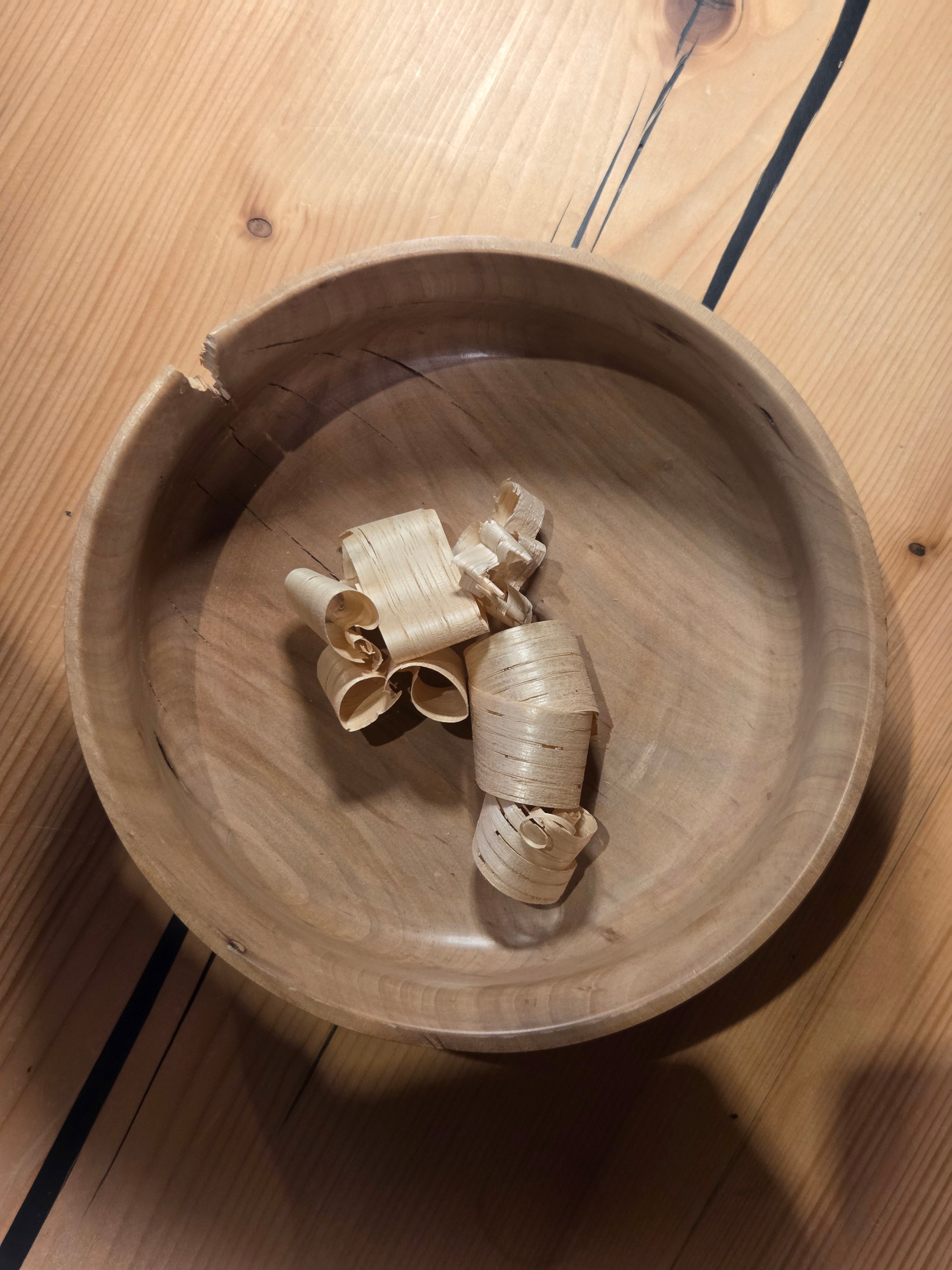 Il nido del picchio Vaso in ciliegio vaso legno nodo a vista