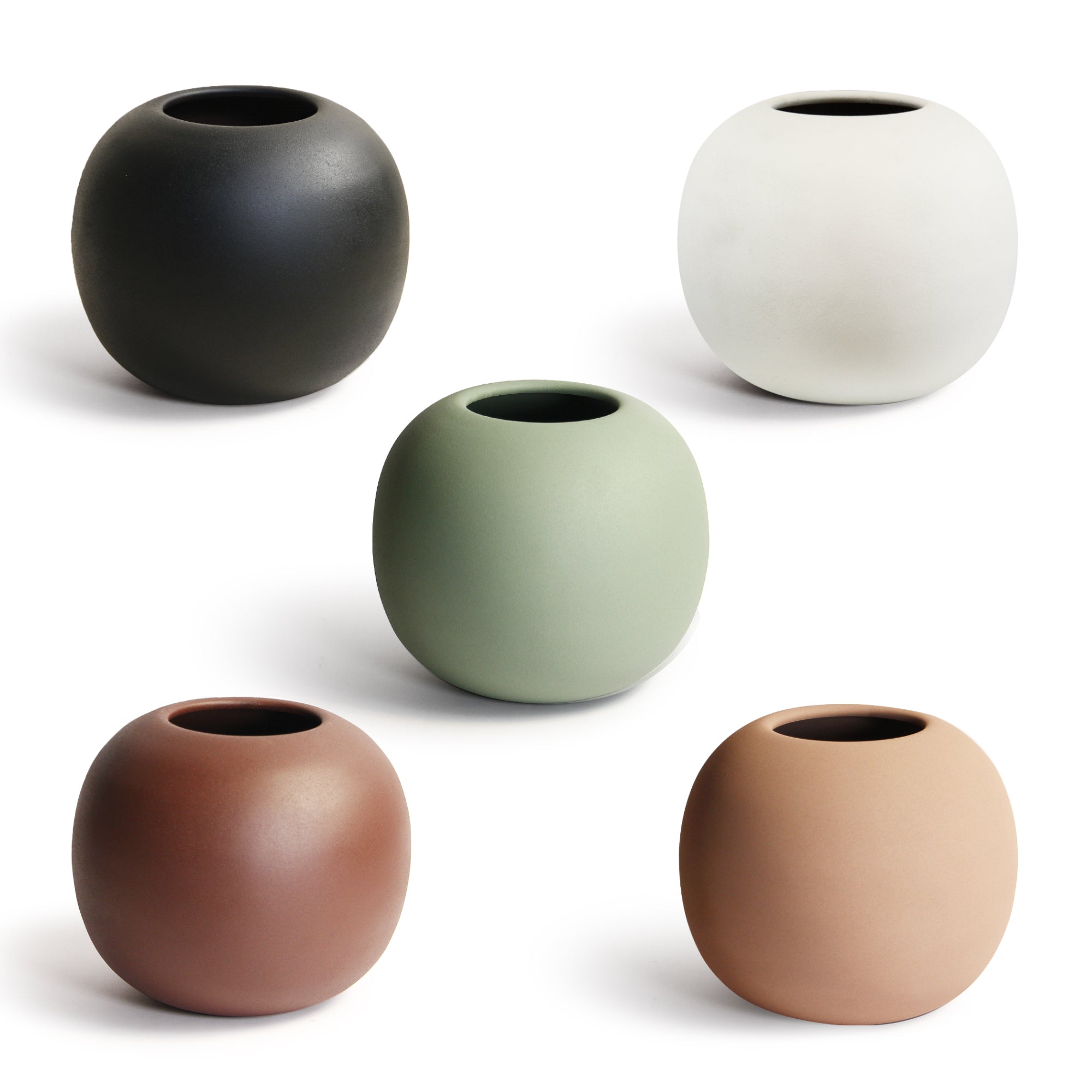 Galore Home Circa Bowl vaso in metallo Verde tenuta stagna