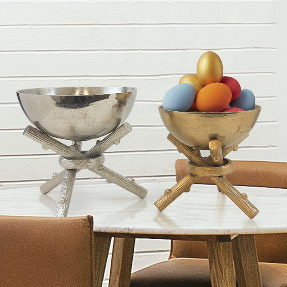 Galore Home Bonfire 3-2077 coppa oro small in alluminio