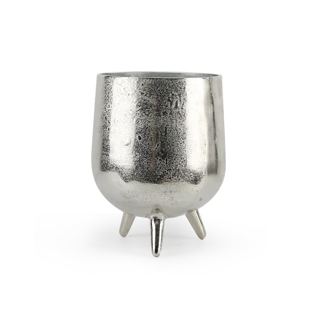 Galore Home Tripod vaso metallo oro treppiede grande