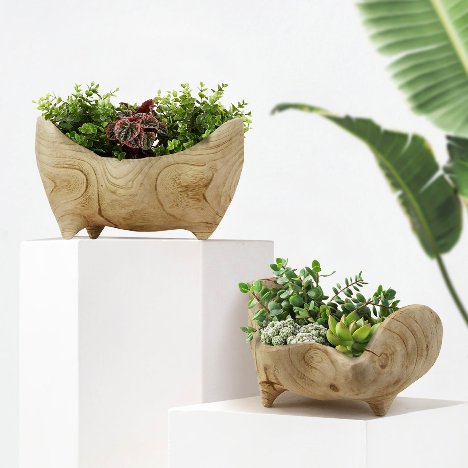 Galore Home Heritage ciotola legno naturale Small