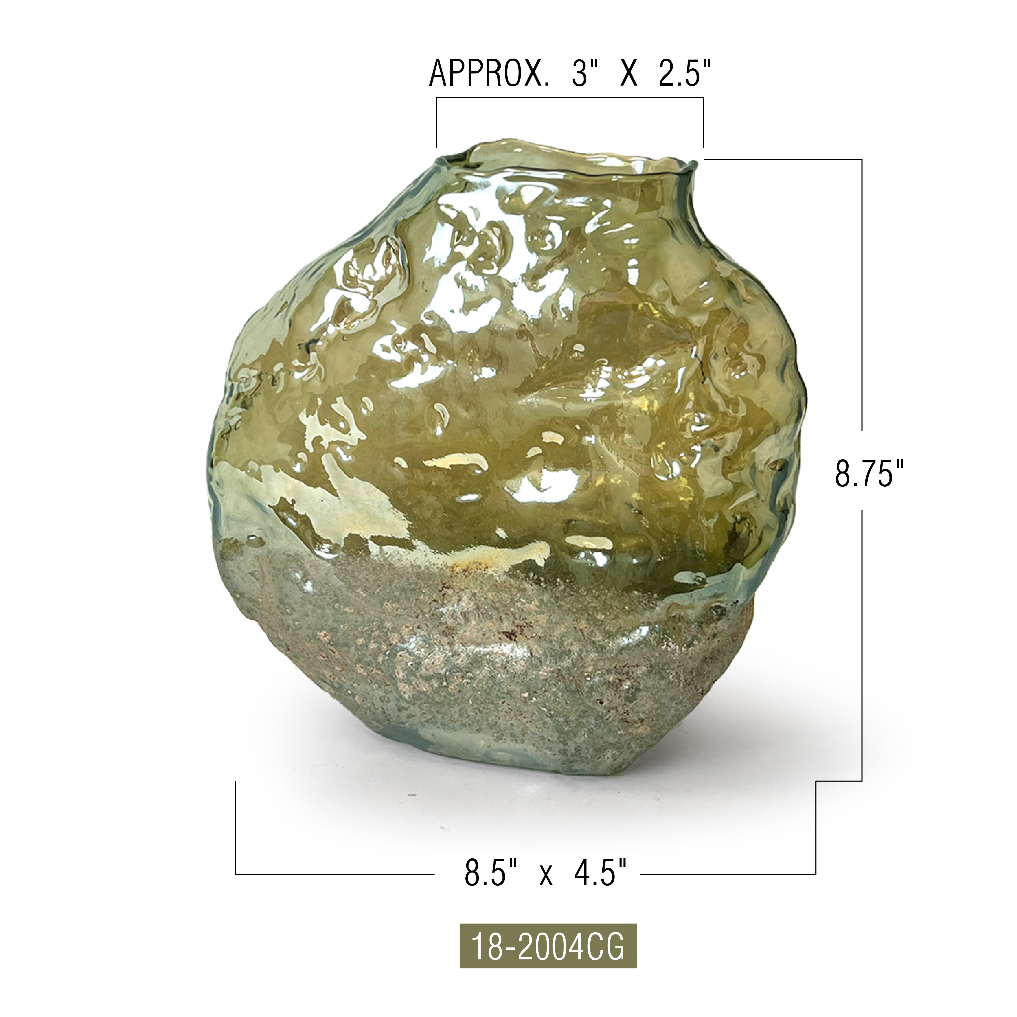 Galore Home Magma vaso vetro bicolore 22 cm