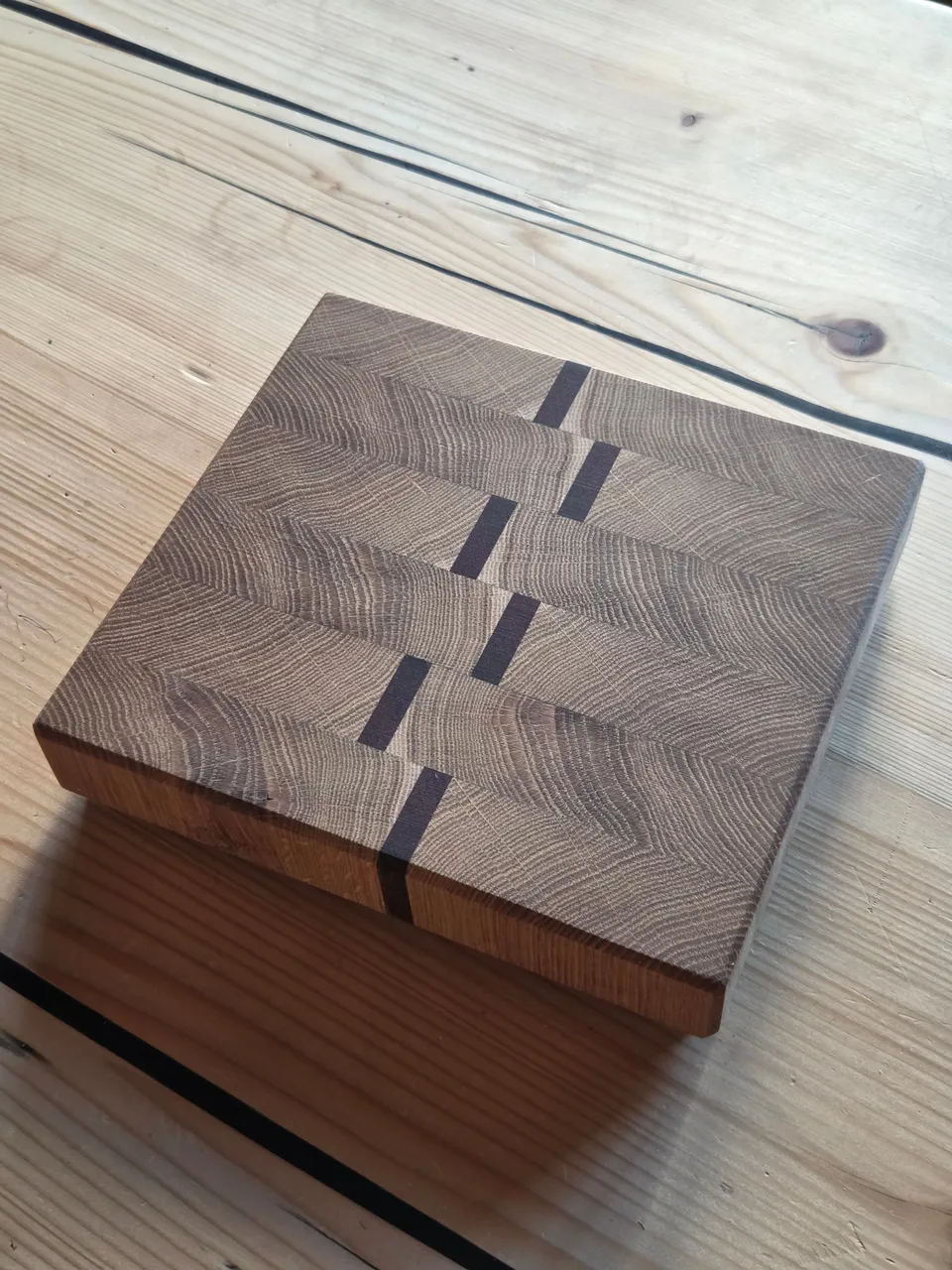 Il Nido del Picchio Tagliere da Tavola 22,5x20,5 rovere