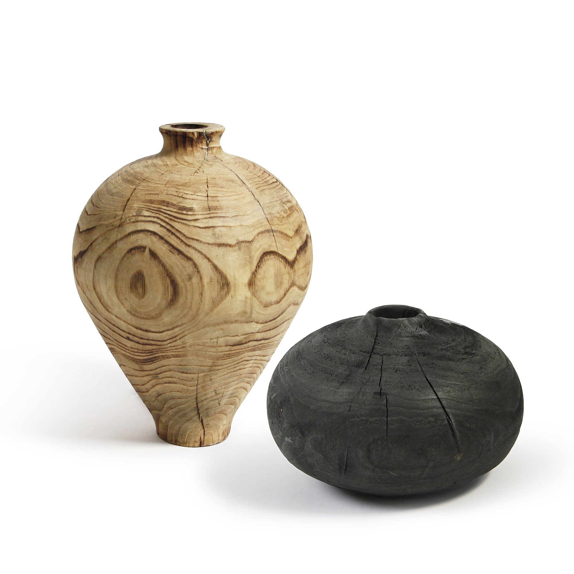 Galore Home Solace vaso legno naturale 18 cm