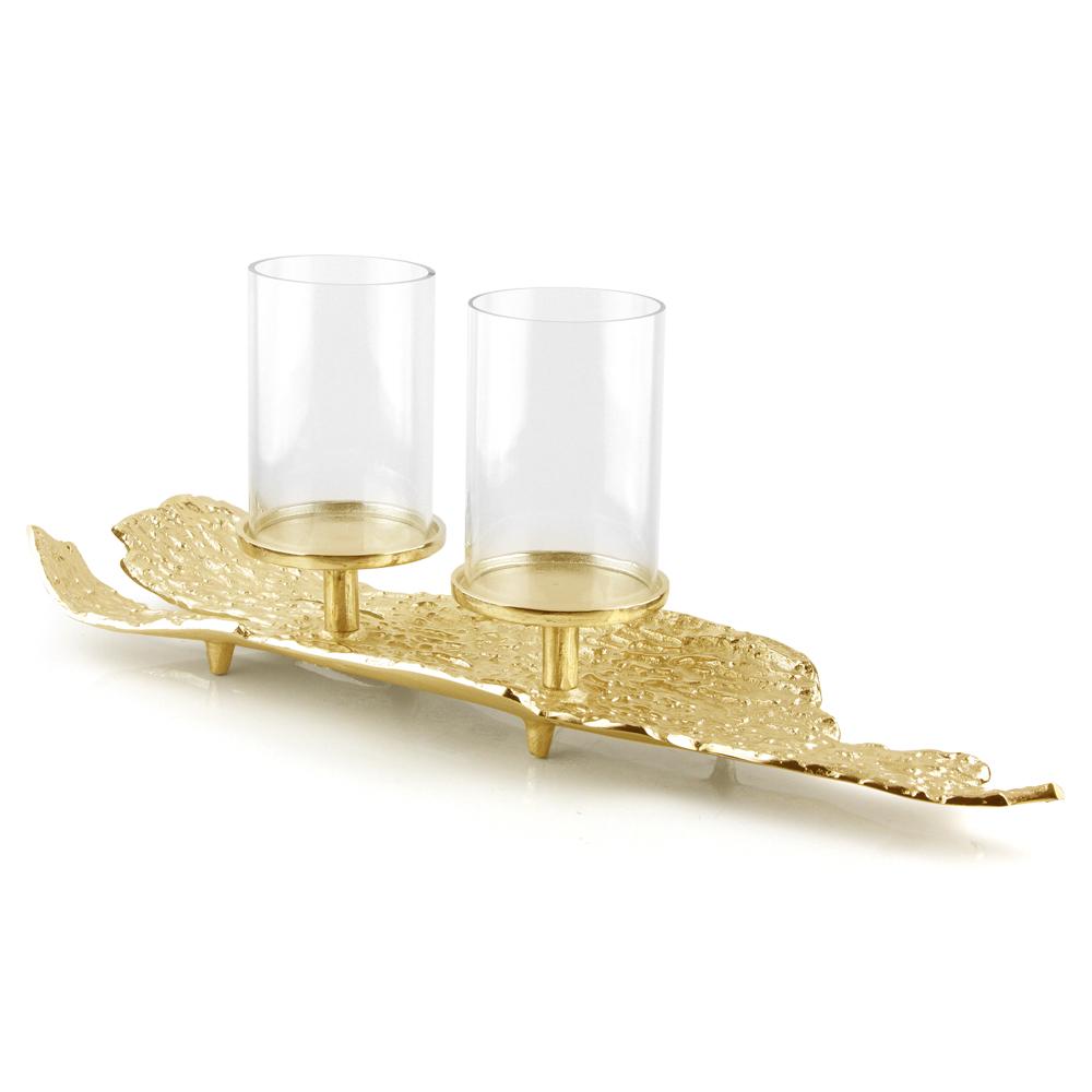 Galore Home Lava Portacandele Oro Small 19 cm