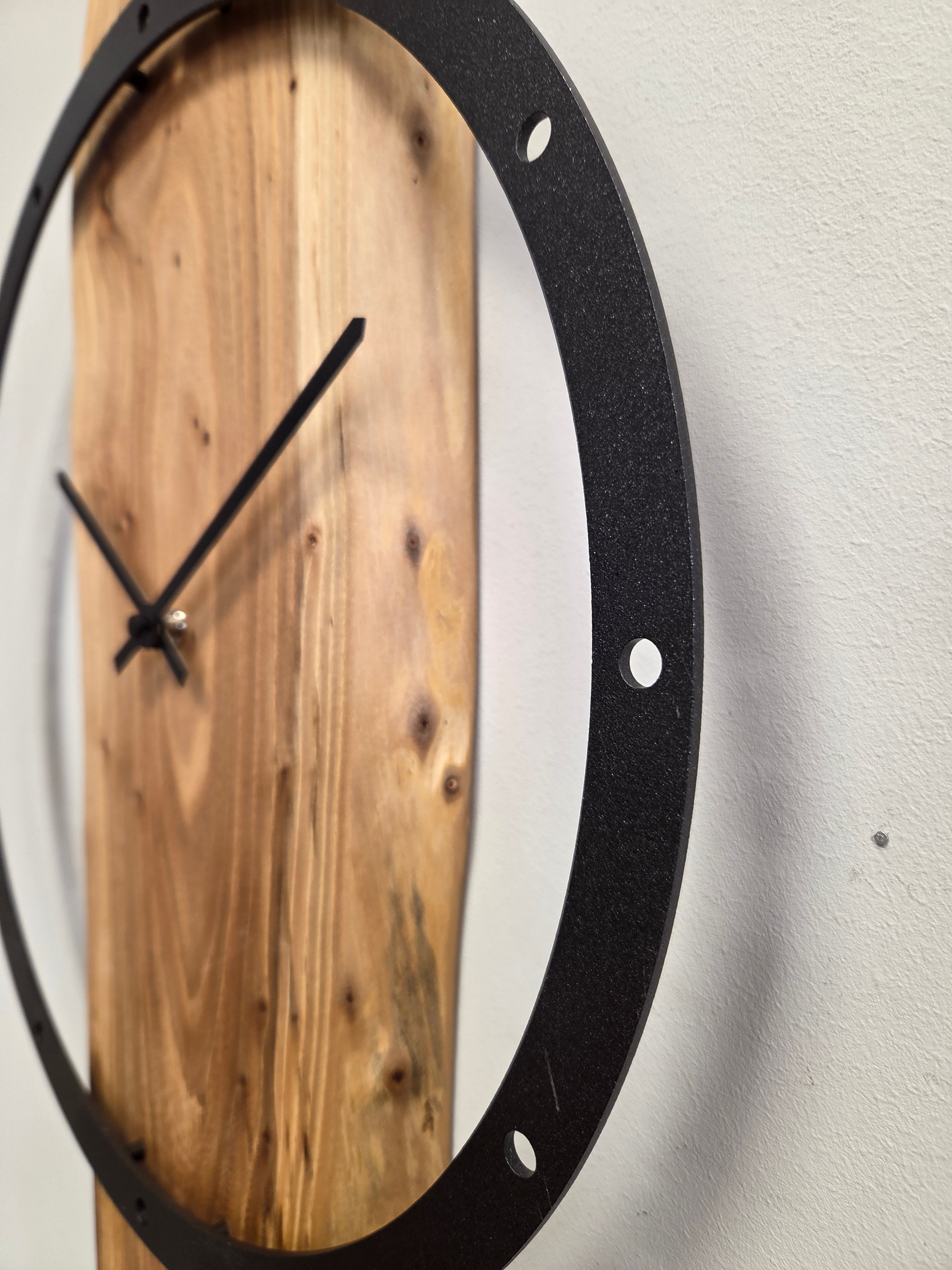 Il nido del picchio orologio da parete olmo 39 cm antracite