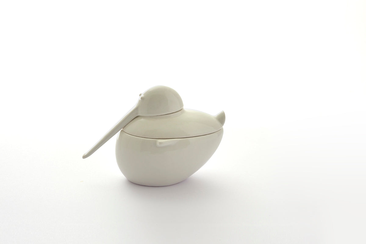Cyrcus Design Nader zuppiera ceramica con mestolo papera