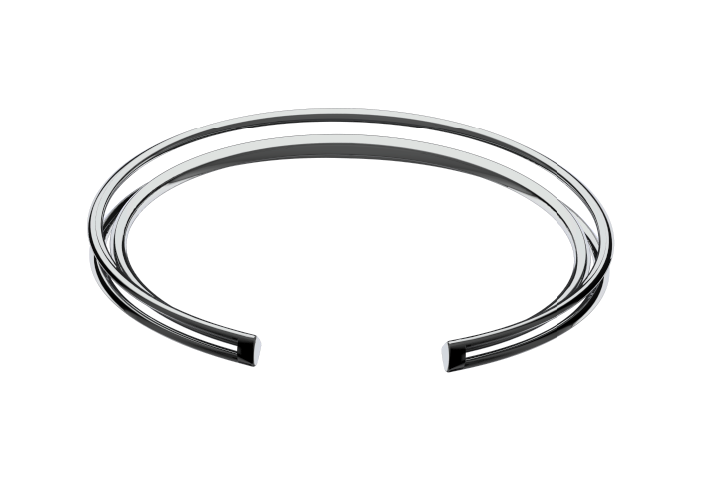 Cyrcus Lofting 1 bracciale acciaio placcato oro