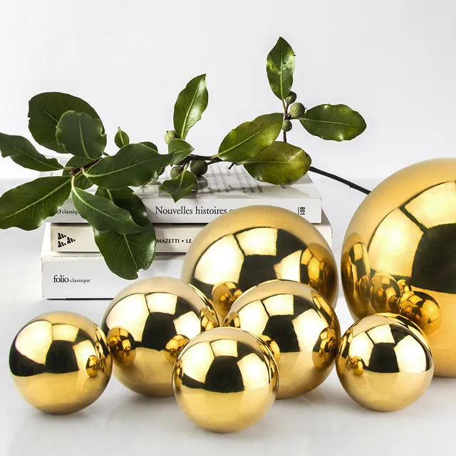 Galore Home Shiny sfera decorativa acciaio 20 cm oro