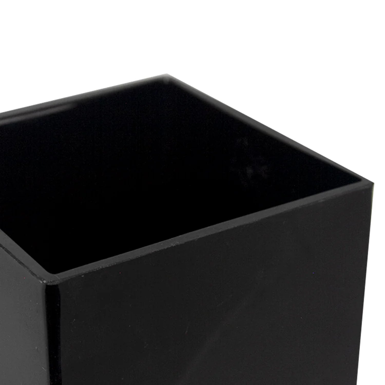 Galore Home Premium Layered U9173 vaso cubo vetro nero 13 cm