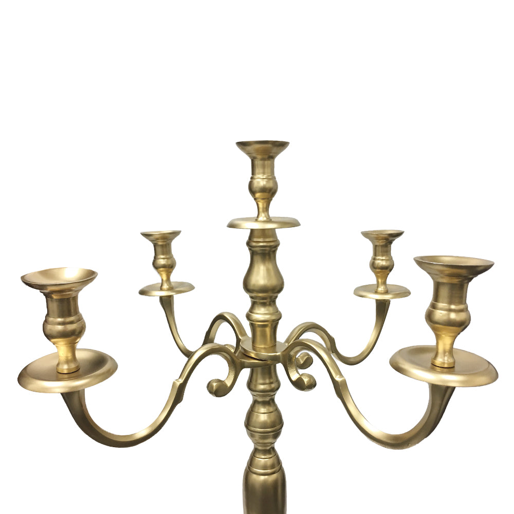 Galore Home 5 Bracci 3-1504 Candelabro Oro Small