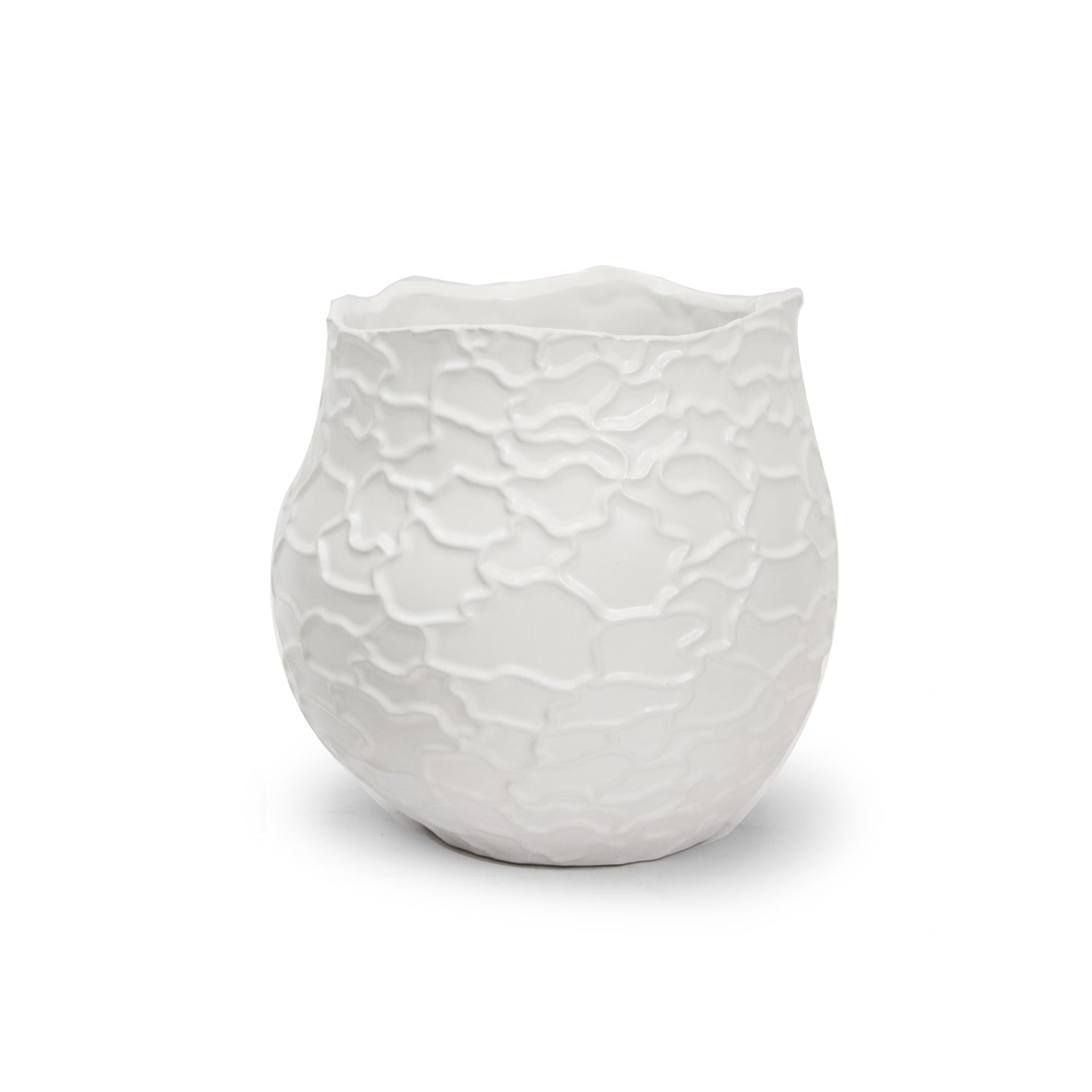 Galore Home Eclipse Vessel vaso ceramica verde piccolo