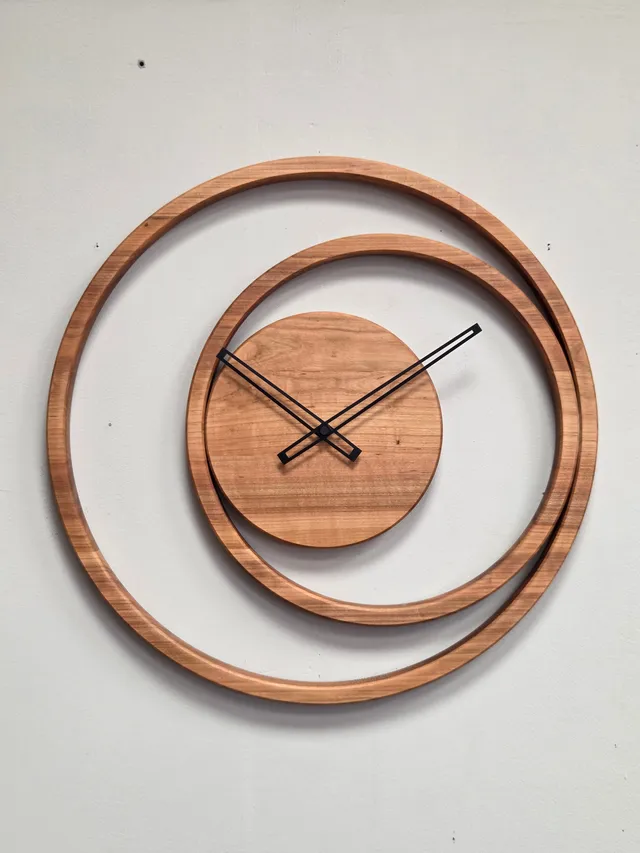 Il nido del picchio Excentrica Orologio parete ciliegio 50 cm