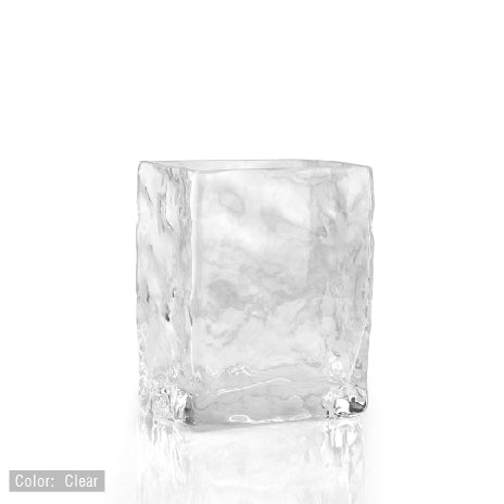 Galore Home 18-3607 vaso vetro rettangolare Large blu