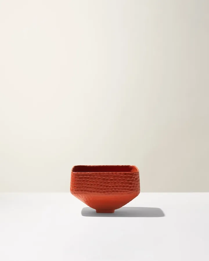 Gatti 1928 Sigma contenitore ceramica rosso 25 cm