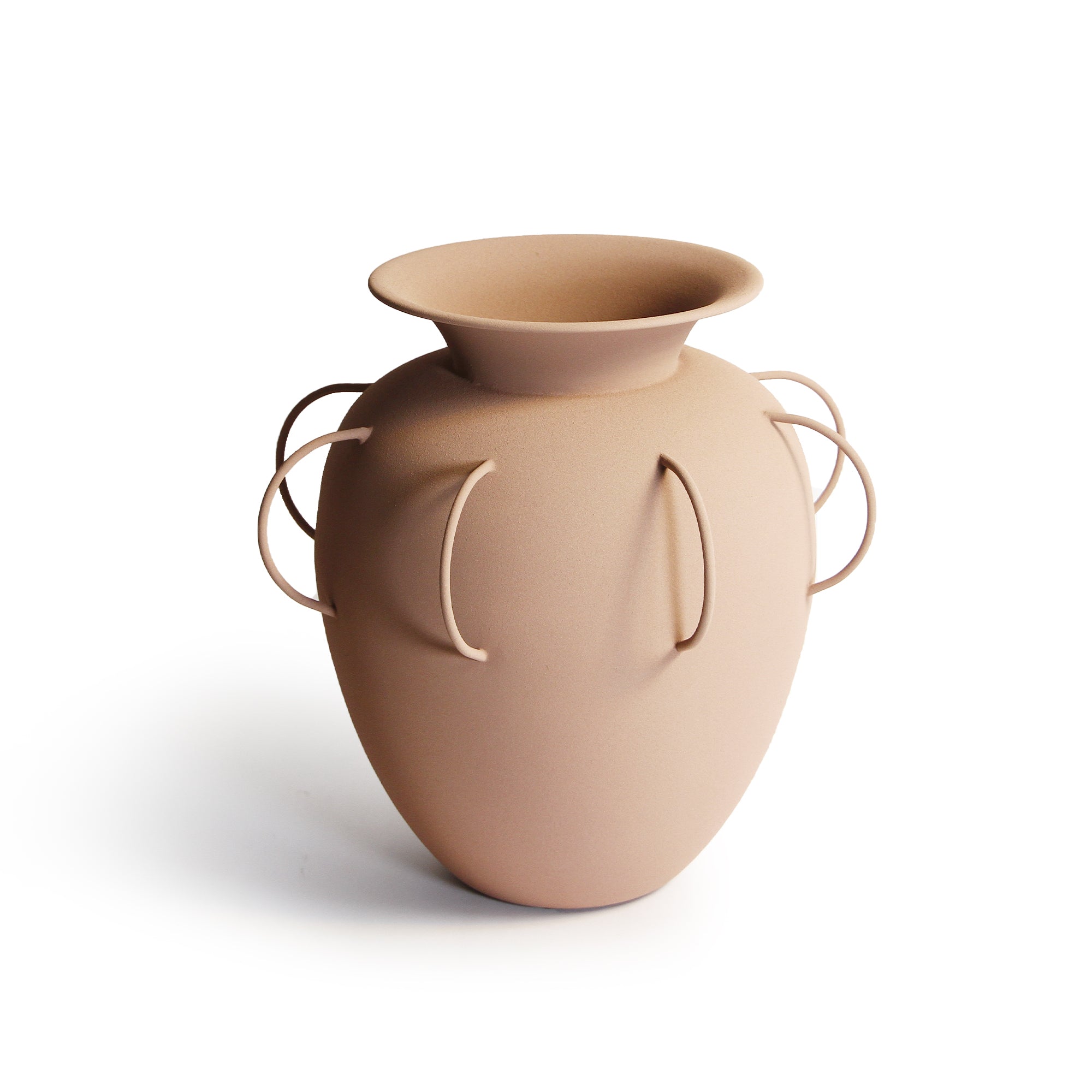 Galore Home Aurea Jar vaso in metallo nero opaco