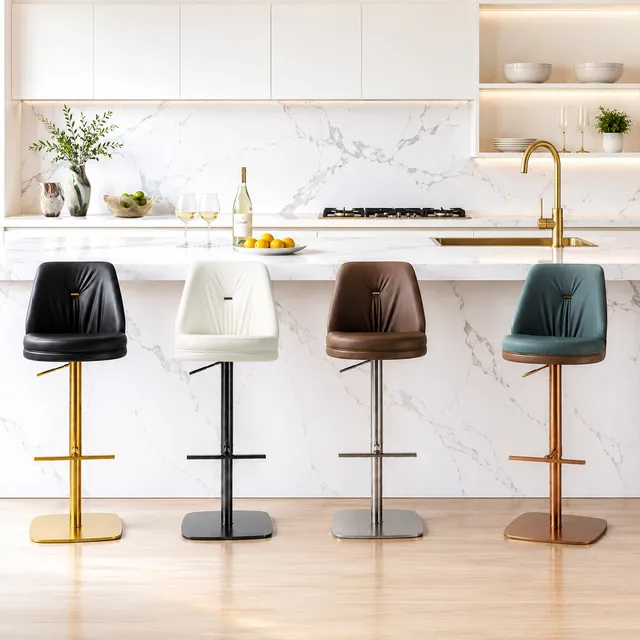 Galore Home Zeno Swivel sgabello bar marrone girevole