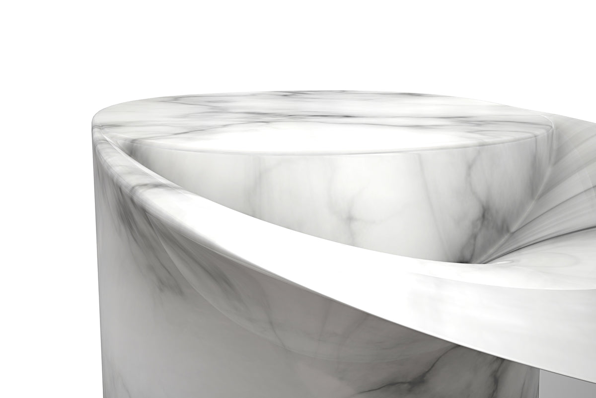 Cyrcus Design Proteo Table tavolino marmo di Carrara