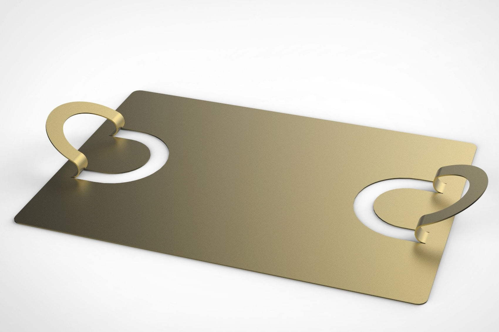 Cyrcus Design Hands Up vassoio acciaio specchio