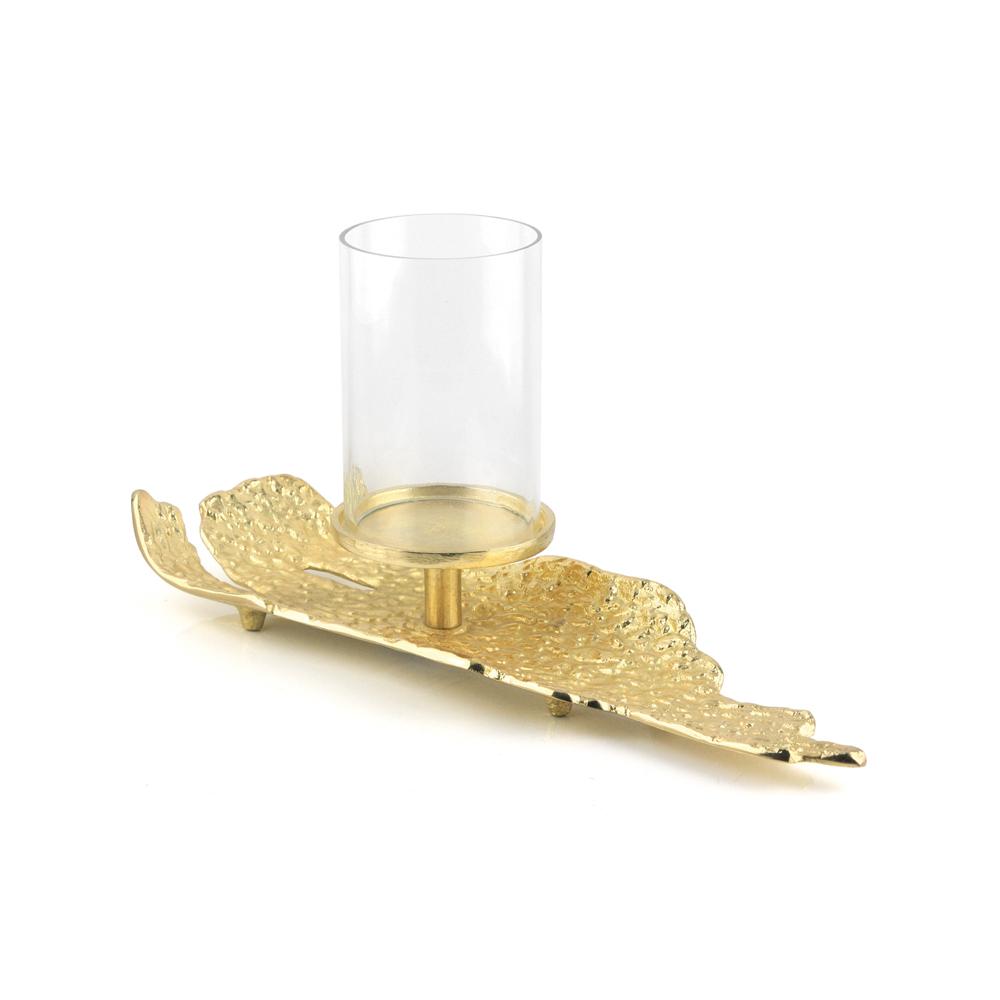 Galore Home Lava Portacandele Oro Small 19 cm