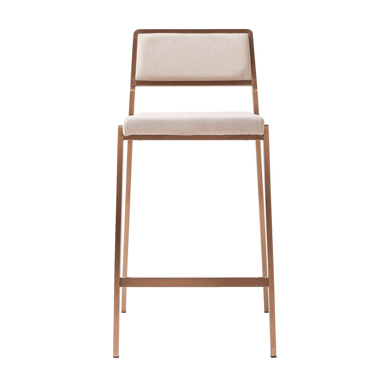 Galore Home Sleekline sgabello beige set 2 velluto