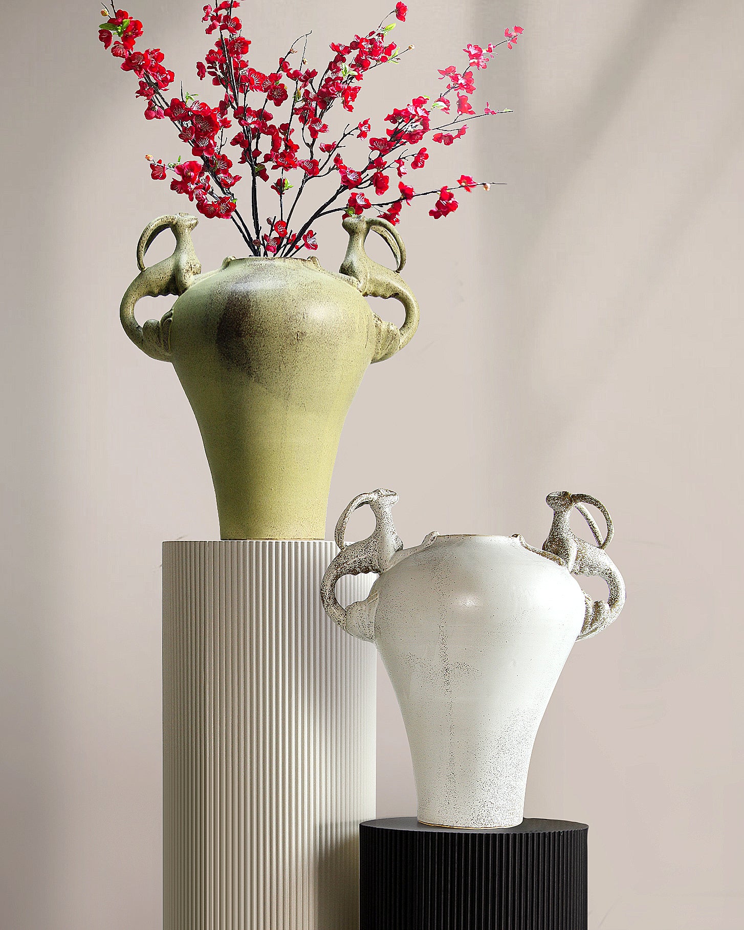 Galore Home Guardian vaso ceramica senape 46 cm