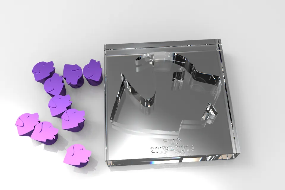 Cyrcus Design Forever For Pet urna cineraria personalizzata plexiglass