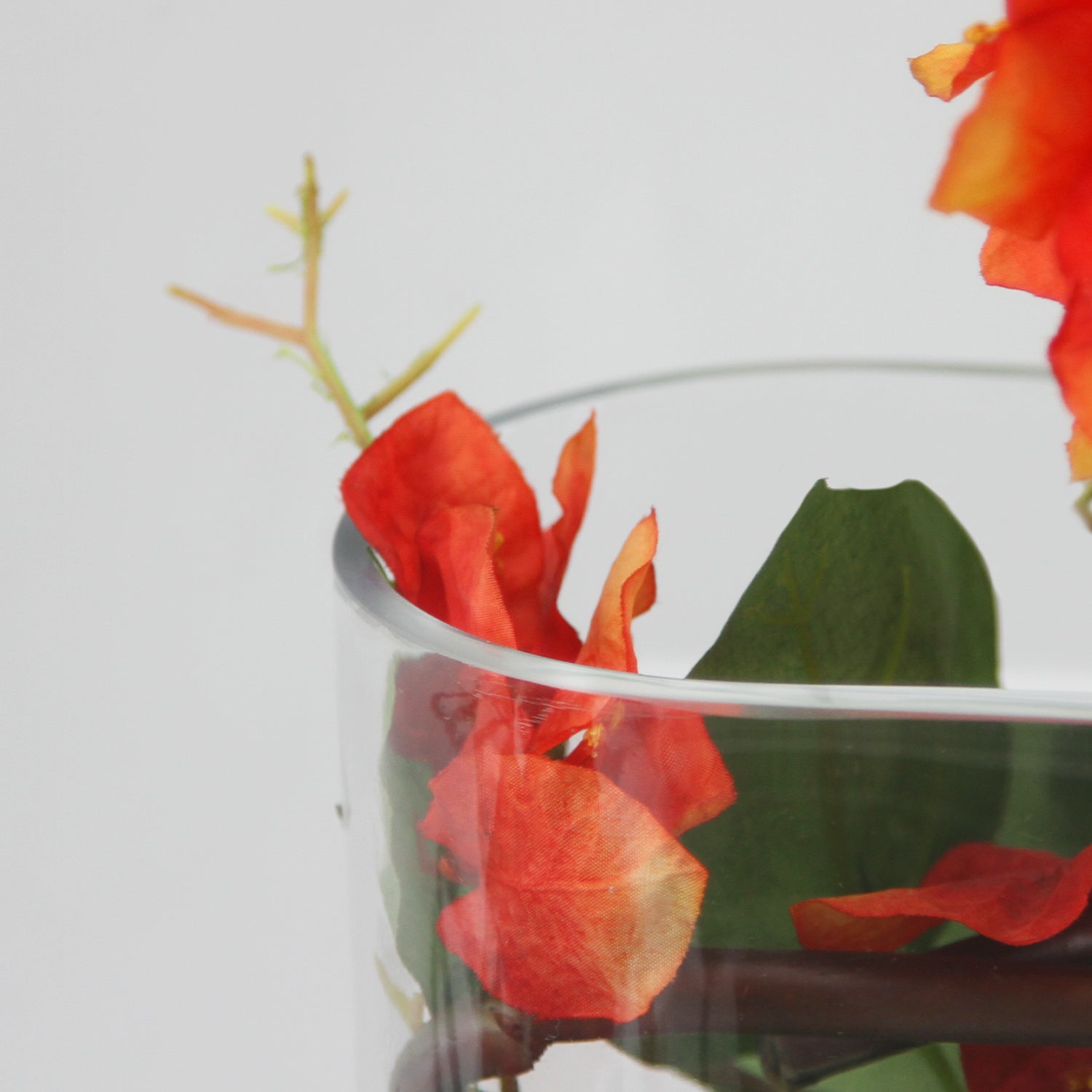 Galore Home vaso ovale vetro centro tavola piccolo