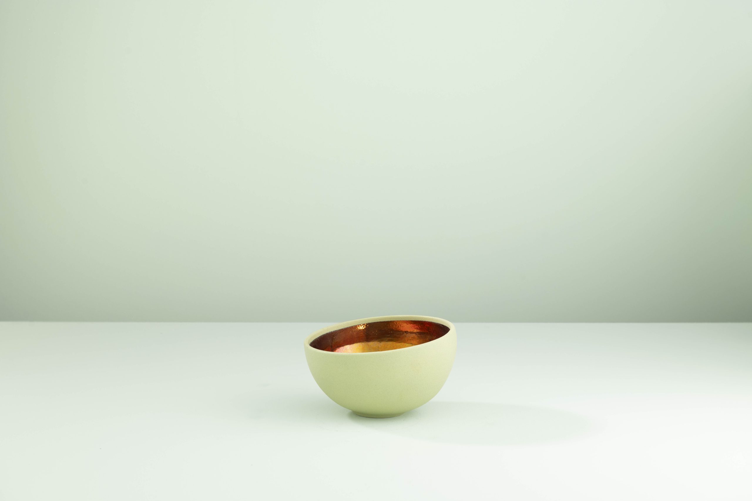 Ceramica Gatti 1928 Riflesso Sole Grande RF734 vaso riflessi metallici