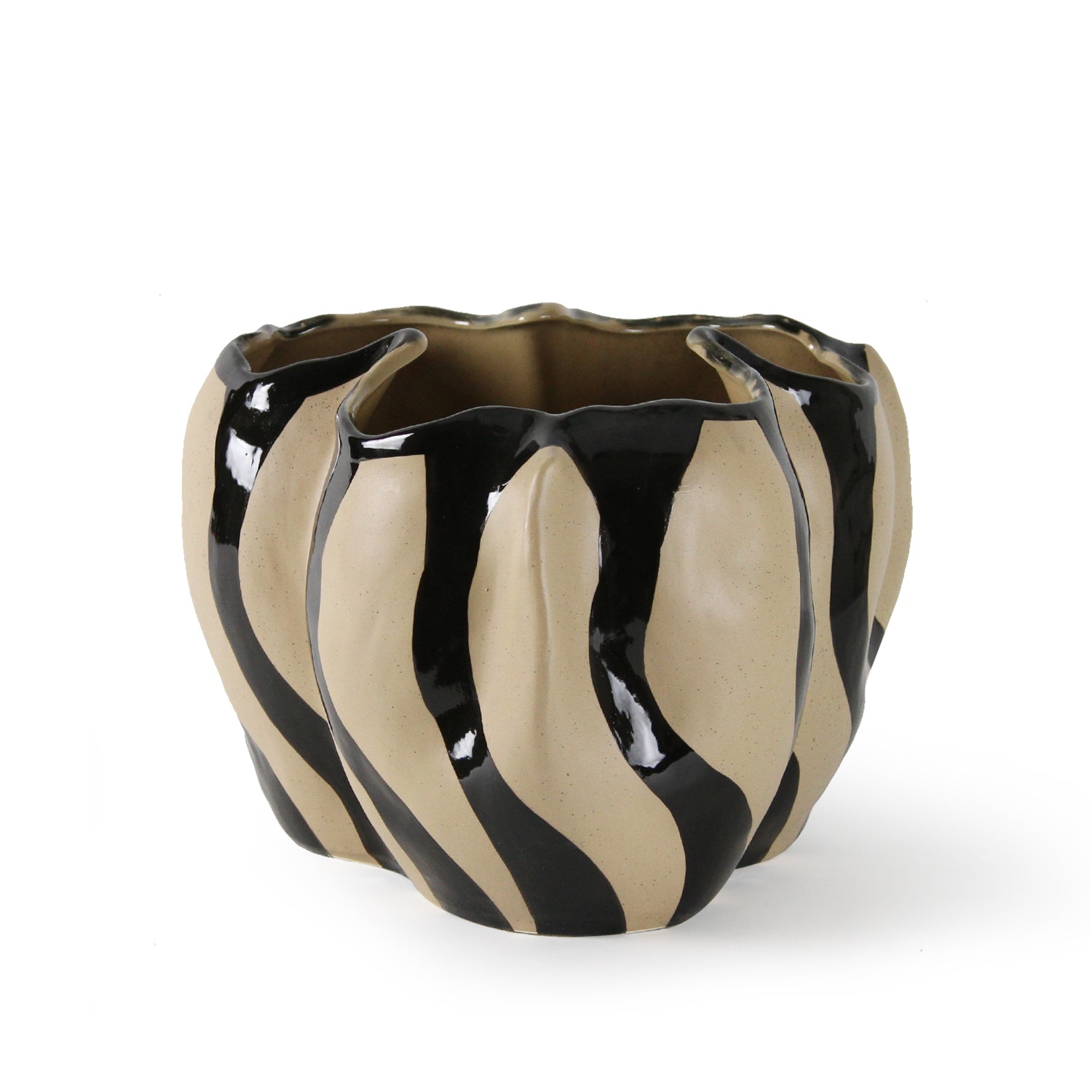 Galore Home Nebula vaso ceramica piccolo 8 pollici