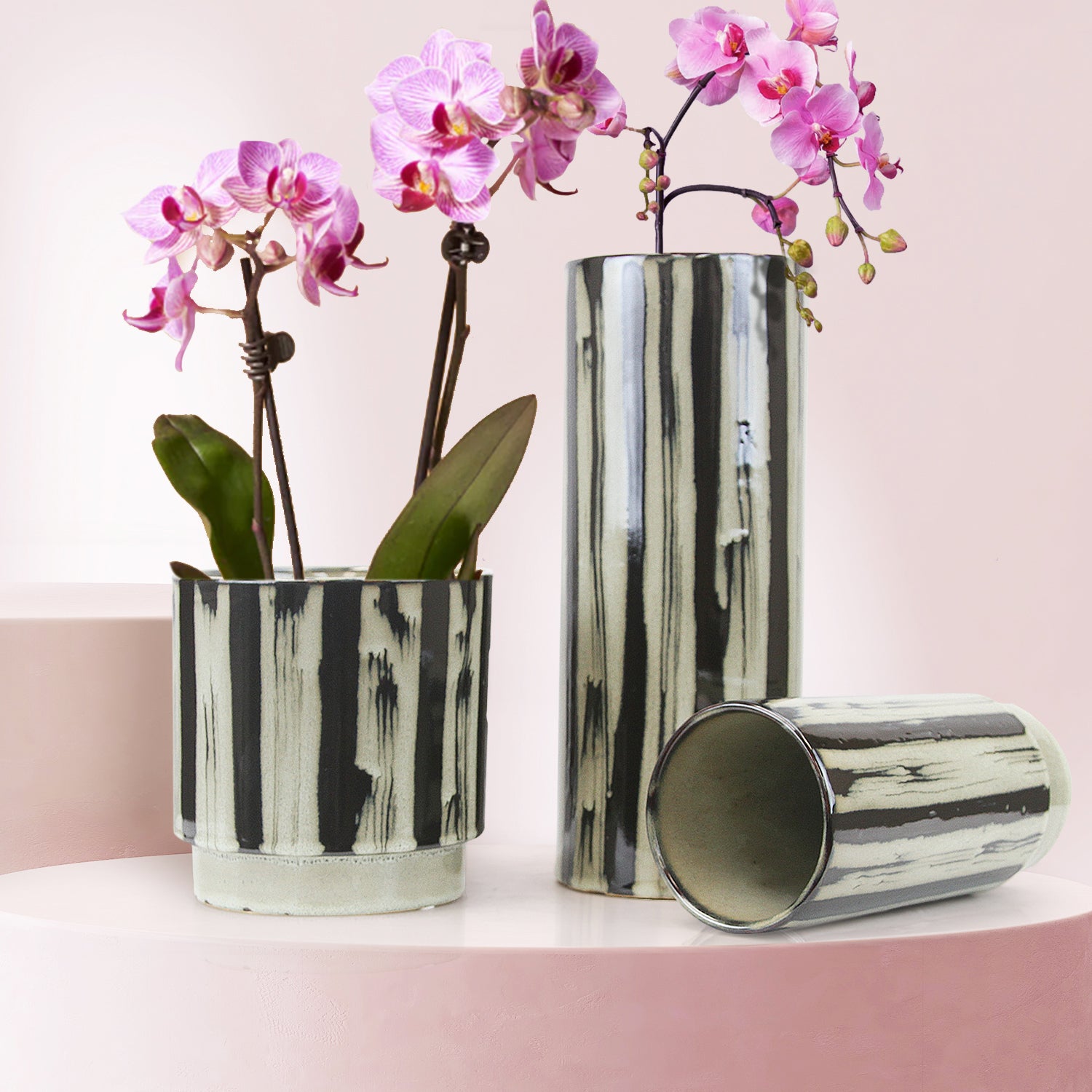 Galore Home Calligraphy vaso ceramica grande