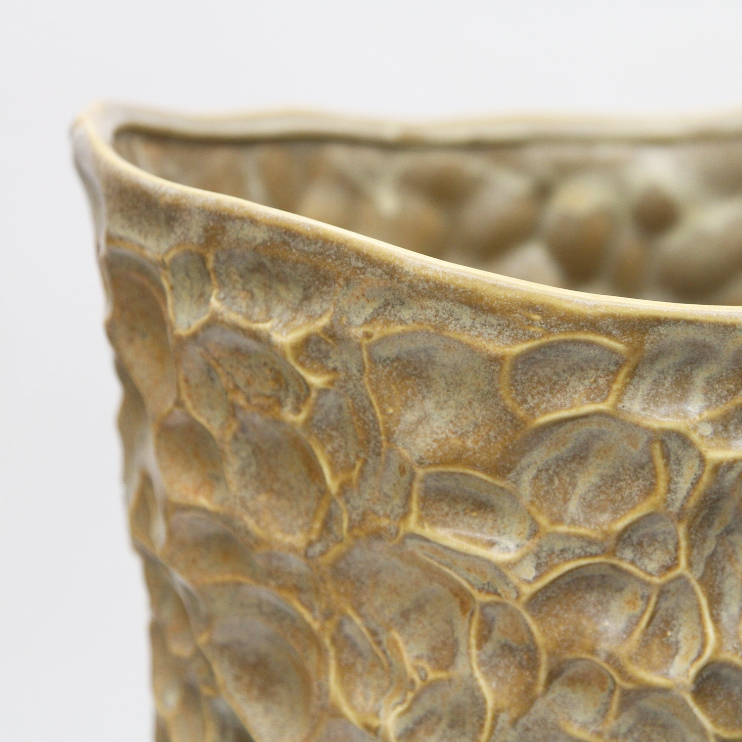 Galore Home Urbane Vaso Ceramica Nero Large Testurizzato