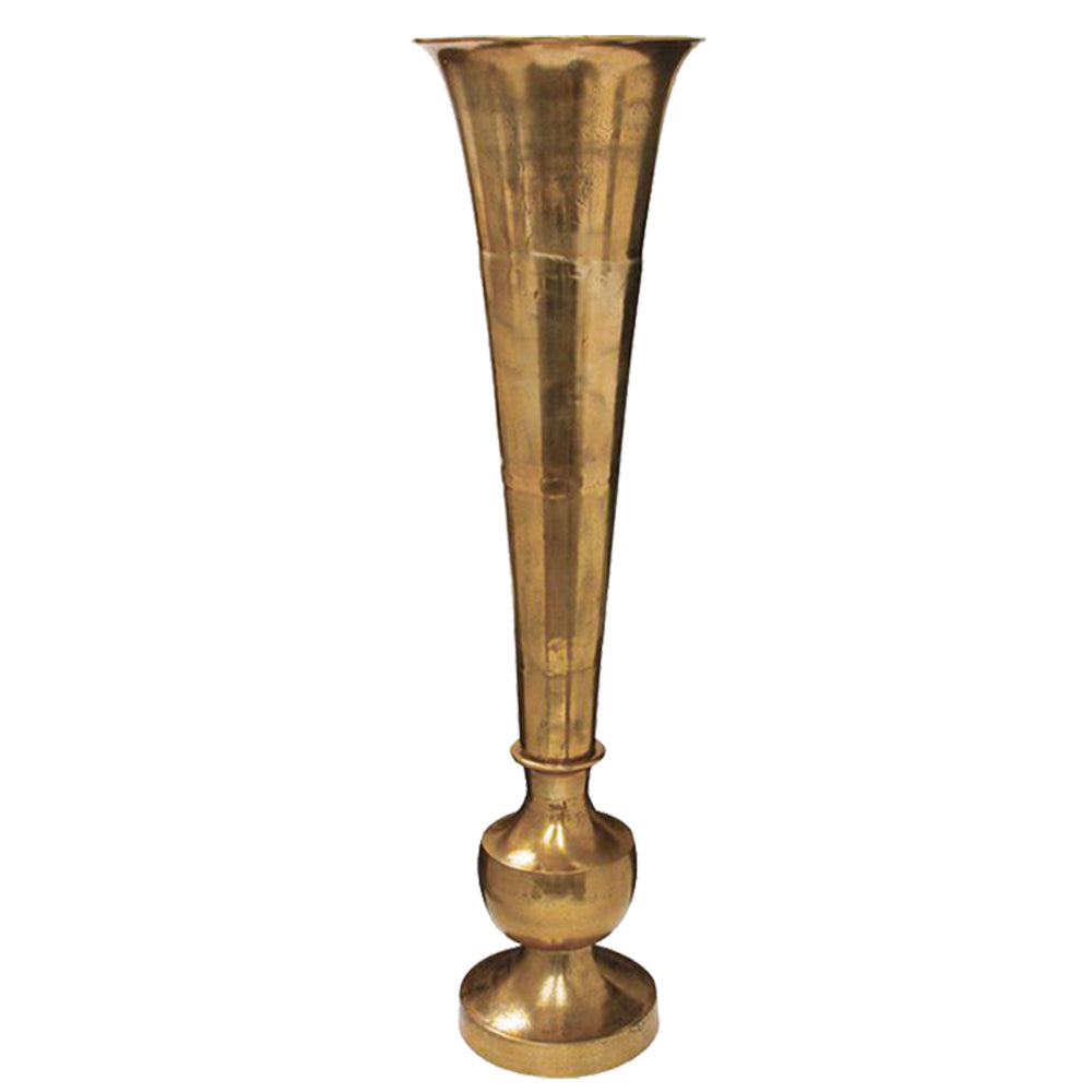 Galore Home Magna Trumpet vaso metallo oro Grand 183 cm