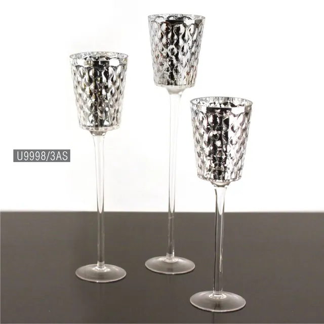 Galore Home Classic Votive set 3 portacandele oro