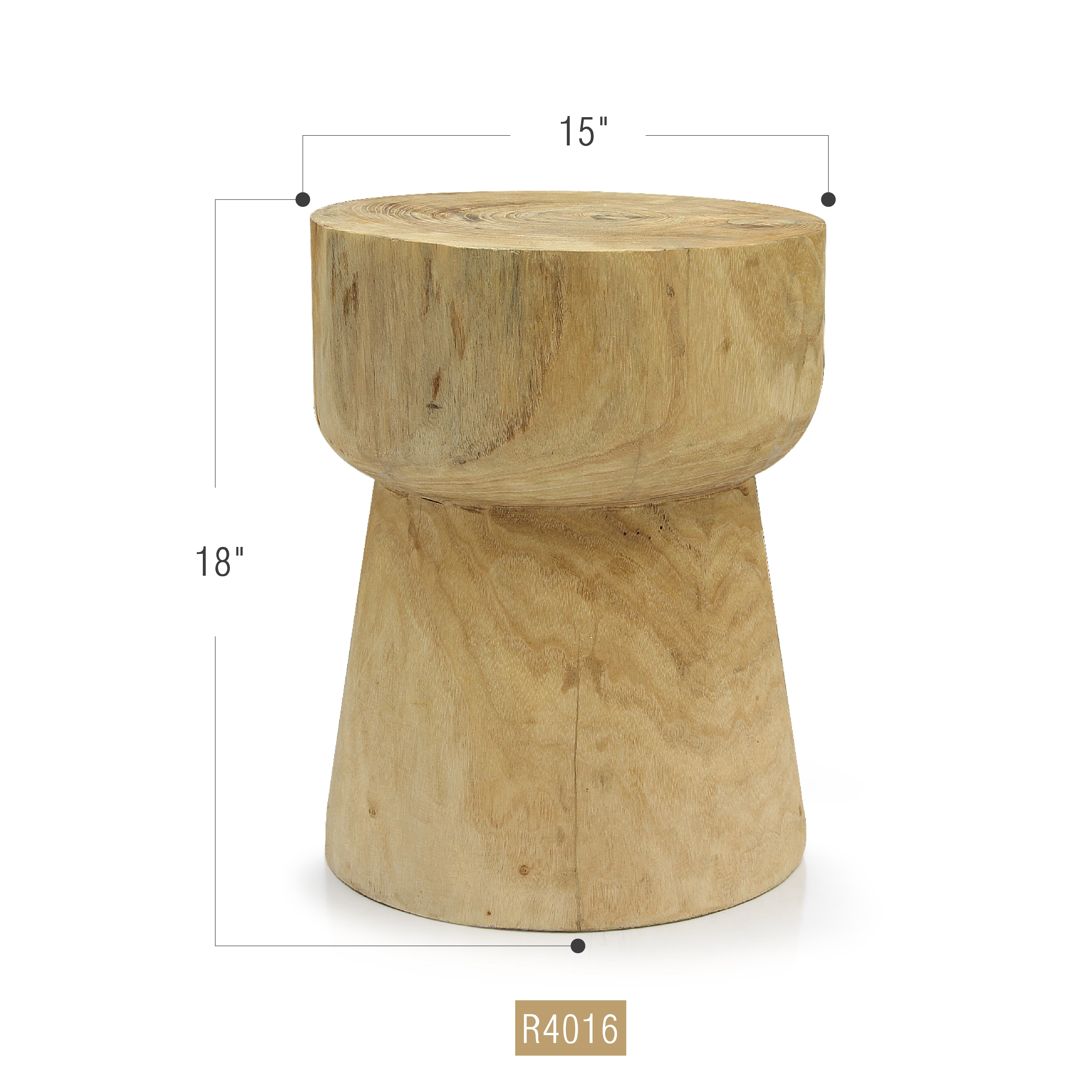 Galore Home Verve tavolino R4016 legno naturale